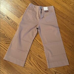 NWT LC Lauren Conrad dusty pink Wide-Leg Crop Pants